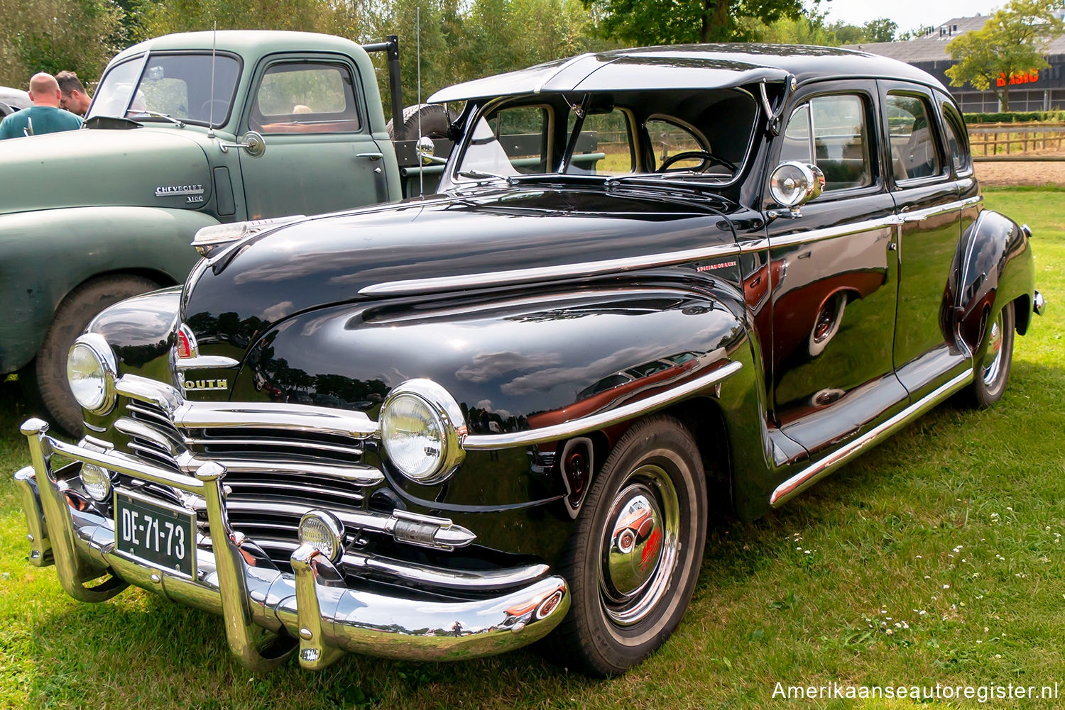 Plymouth De Luxe uit 1946